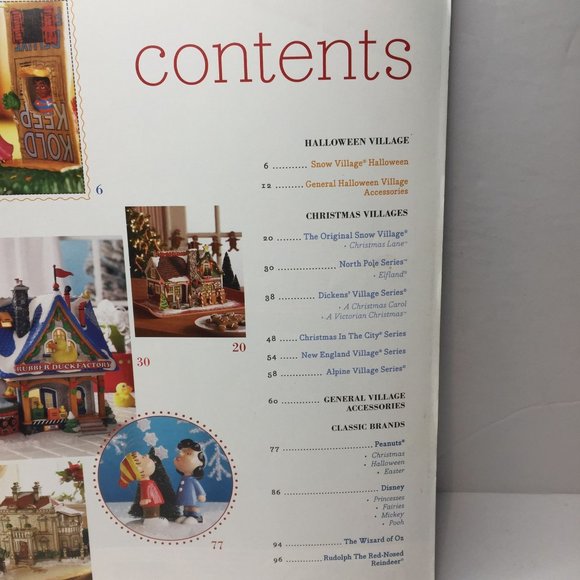 Department 56 2008 Catalog Magazine Village Classic Brands Halloween Christmas - Picture 2 of 12